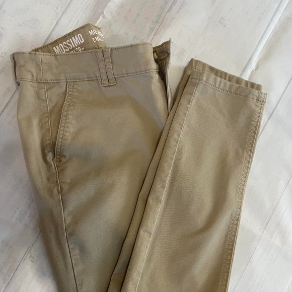 Mossimo Mid Rise Skinny Khaki Jeans - Picture 1 of 8